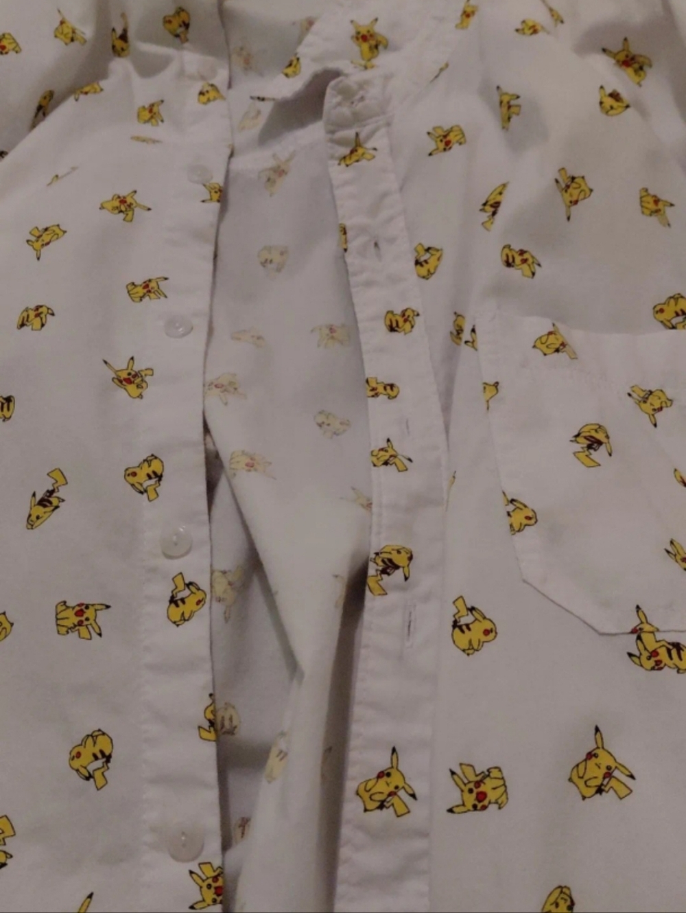 #108 Pokémon mens button down size xl